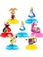 1 Adet Kek Topper Alice In Wonderland Parti Dekorasyon Tek Kullanımlık Masa Örtüsü Bardak Petek Balon Kek Topper Kızlar Doğum Günü Partisi Malzemeleri (Yurt Dışından) 3