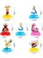 1 Adet Kek Topper Alice In Wonderland Parti Dekorasyon Tek Kullanımlık Masa Örtüsü Bardak Petek Balon Kek Topper Kızlar Doğum Günü Partisi Malzemeleri (Yurt Dışından) 4