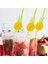 Bitki 25 Adet 25/50/100 Adet Tropikal Şemsiye Flamingo Ananas Pipet Suyu Kokteyl Tek Kullanımlık Meyve Suyu Pipet Hawaii Parti Dekorasyon (Yurt Dışından) 2