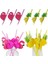 Bitki 25 Adet 25/50/100 Adet Tropikal Şemsiye Flamingo Ananas Pipet Suyu Kokteyl Tek Kullanımlık Meyve Suyu Pipet Hawaii Parti Dekorasyon (Yurt Dışından) 3