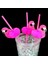 Bitki 25 Adet 25/50/100 Adet Tropikal Şemsiye Flamingo Ananas Pipet Suyu Kokteyl Tek Kullanımlık Meyve Suyu Pipet Hawaii Parti Dekorasyon (Yurt Dışından) 5