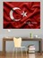 Türk Bayrağı: Gururun Simgesi Dekoratif Kanvas - Mdf Ahşap Tablo 4