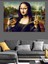 Mona Lisa Selfie Çekiyor Dekoratif Kanvas - Mdf Ahşap Tablo 3