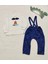 Miraylife 9-12-18 Ay Papyonlu Sweat Kot Pantolon 2li Erkek Bebek Salopet Takımı 2