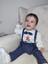 Miraylife 9-12-18 Ay Papyonlu Sweat Kot Pantolon 2li Erkek Bebek Salopet Takımı 3