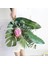 x iang Er Ye Yapay Tropikal Monstera Kwai Palmiye Ağacı Yaprakları Ev Bahçe Dekorasyonu Sahte Bitkiler Fotoğraf Arka Plan Plante Artificielle (Yurt Dışından) 4