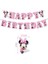 1 Takım Banner Disney Minnie Mouse Doğum Günü Partisi Dekorasyon Prenses Kızın Parti Malzemeleri Minnie Mouse Sofra Balon Afiş Kağıt Bardak (Yurt Dışından) 1