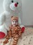 Miraylife 3-6-9-12 Ay Pooh Desenli Zebra Çizgili Şapkalı Sweatli 3lü Kız Erkek Bebek Tulumu(Sarı) 5