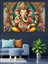 Hindu Tanrısı Ganesha Dekoratif Kanvas - Mdf Ahşap Tablo 4