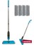 Sprey Mop Deterjan Hazneli - 4 Yedek Moplu, 360° Dönebilen, Mikrofiber Spreyli Temizlik Paspası 3