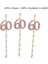 Çizgili 60 Chicinlife 10 Adet Kağıt Saman Numarası 30 40 50 60 Içecek Saman Doğum Günü/evlilik Yıldönümü Doğum Günü Partisi Dekorasyon (Yurt Dışından) 1