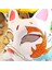 F Maskeleri Kedi Yüz Cosplay Kağıt Tilki Parti Diy Yarım Masqueradewhite Kostüm Anime Craftanimal Boş Boyanabilir Amsk Boyasız Paintin 4