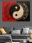 Yin Yang Dengesi Dekoratif Kanvas - Mdf Ahşap Tablo 3