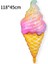 F Yaz Çocuk Dondurma Partisi Dekoratif Ürünler Dondurma Tatlı Kartuş Popsicle Sundae Alien Alüminyum Balon (Yurt Dışından) 4