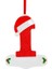 Ben Noel Ağacı Askı Süsleri 26 Alfabe ile Noel Şapka Süsleme Diy El Sanatları Noel Ağacı Parti Süslemeleri #50G (Yurt Dışından) 1