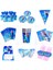Bags-1pcs Disney Dondurulmuş Anna ve Elsa Prenses Tasarım Tek Kullanımlık Sofra Kağıt Bardak Tabak Bebek Duş Doğum Günü Partisi Süslemeleri Malzemeleri (Yurt Dışından) 3