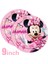 18 Adet Balon Minnie Mouse Doğum Günü Partisi Malzemeleri ve Süslemeleri Minnie Mouse Parti Malzemeleri Banner Masa Kapak Plakaları ile 8 Misafire Hizmet Vermektedir (Yurt Dışından) 2
