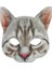 08 Cadılar Bayramı Simüle Hayvanlar Maske Sevimli Kedi Yarım Yüz Maskesi Karnaval Masquerade Kostüm Sahne Parti Malzemeleri Cosplay Maske 1