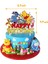 Balon-12 Adet Winnie The Pooh Karikatür Tema Parti Malzemeleri Tek Kullanımlık Sofra Kağıt Saman Tabaklar Oyuncaklar Doğum Günü Şekeri Bebek Duş Süslemeleri (Yurt Dışından) 4