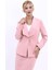 Amerikan Yaka Klasik Ceket-Pudra 1