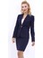Tek Düğmeli Klasik Ceket-Lacivert 3