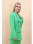 Erkek Yaka Kuruvaze Blazer Ceket-Yeşil 4