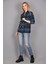 Kaşe Oversıze Blazer Ceket-Indigo 3
