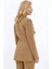 Erkek Yaka Kuruvaze Blazer Ceket-Camel 3