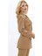 Erkek Yaka Kuruvaze Blazer Ceket-Camel 4