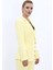 Erkek Yaka Düğme Detaylı Ceket-Sarı 4