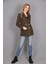 Kaşe Oversıze Blazer Ceket-Haki 1
