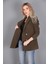 Kaşe Oversıze Blazer Ceket-Haki 5