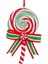 Bir Noel Şeker Süsleme Lolipop Noel Dekor Şeker Kamışı Asılı Dekorasyon Bastonlar El Sanatları Noel Çelenk Noel Ağacı Parti Malzemeleri (Yurt Dışından) 1