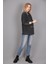 Kaşe Oversıze Blazer Ceket-Füme 2