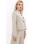 Oval Dik Yaka Kısa Ceket-Bambu 3