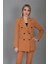 Erkek Yaka Kuruvaze Blazer Ceket-Taba 4