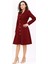 Prenses Elbise-Bordo 2