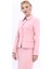 Gömlek Yaka Klasik Ceket-Pudra 2