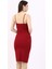 Askılı Elbise-Bordo 2