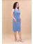 Kokteyl Sıfır Kol Elbise-Deniz 2