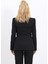 Kare Yaka Ceket-Siyah 5