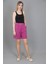 Duble Paça Şort-Fuşya 1