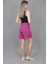Duble Paça Şort-Fuşya 2