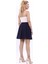 Kısa Kloş Etek-Lacivert 4