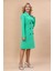 Erkek Yaka Kuruvaze Uzun Kol Elbise-Yeşil 3