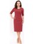Kokteyl Kısa Kol Elbise-Kiremit 3
