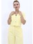 V Yaka Kısa Ceket-Sarı 5
