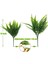 Portakal Yaprağı Yapay Bitkiler Sahte Boston Fern Yeşillik Dış Mekan Uv Dayanıklı Solmaz Sahte Plastik Bitkiler Bahçe Sundurma Pencere Kutusu Dekorasyon (Yurt Dışından) 3