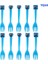 FORKS-10PC Disney Örümcek Adam Parti Bebek Duş Dekorasyon Çocuk Doğum Günü Banner Saman Bardak Plaka Kaşık Çatal Patlamış Mısır Kutusu Masa Örtüsü Malzemeleri (Yurt Dışından) 1