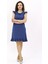 Fırfırlı Elbise-Indigo 3